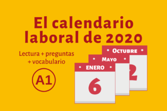 El calendario laboral de 2020 – A1